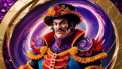 Obraz premium The Galactic Conqueror in Regal Armor