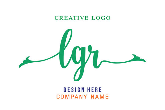 LGR  lettering logo is simple, easy to understand and authoritative