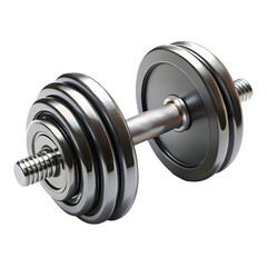 big dumbbell on transparent background