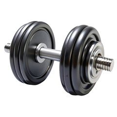 big dumbbell on transparent background