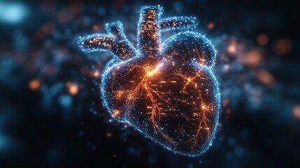 Digital Heart Illustration