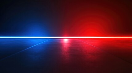 Red and Blue Neon Lights