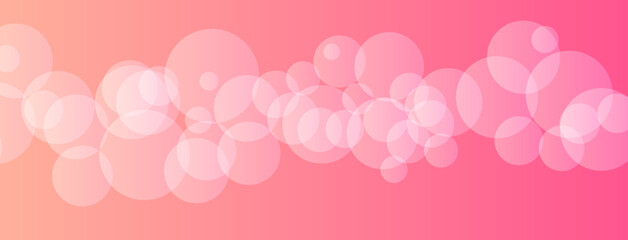 Pink background, Abstract background with bokeh, Pink bokeh, Pink banner