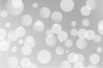 Abstract background with bokeh, White bokeh banner