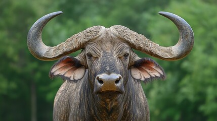 African buffalo livestock wildlife cattle.