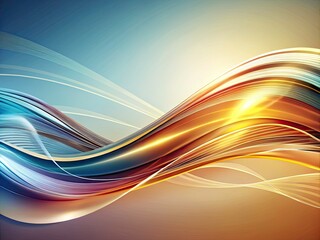 Dynamic Fluid Waves and Curved Lines in Abstract Design, Perfect for Creative Projects and Backgrounds - Fluidity, Movement, and Elegance Captured in Artful Imagery