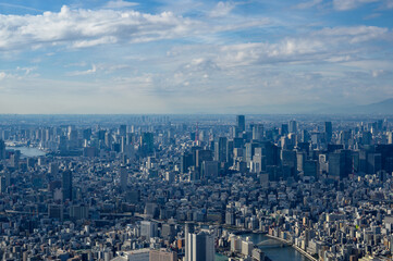 スカイツリーから見た街並