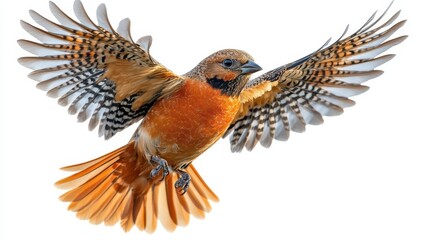 Obraz premium Angel wing bird white background