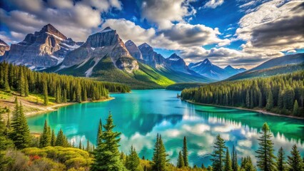 Explore Banff National Park's Majestic Mountains, Turquoise Lakes, and Wildlife in Alberta's Natural Wonderland