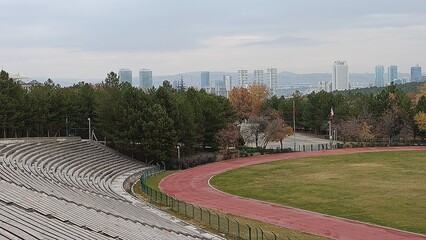 Middle East Technical University Campus in Autumn.