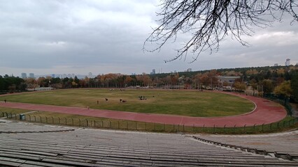 Middle East Technical University Campus in Autumn.