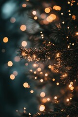 Sparklers light up the calm dusk sky, creating a dreamy ambiance with blurred golden lights shimmering behind.