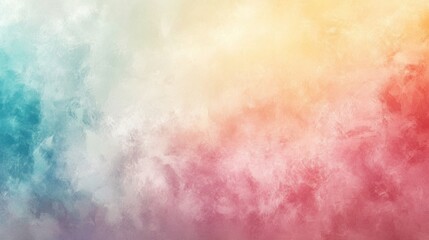 Obraz premium Abstract grainy art with smooth gradient transitions, soft pastel hues, and textured noise for a dreamy, retro-inspired look