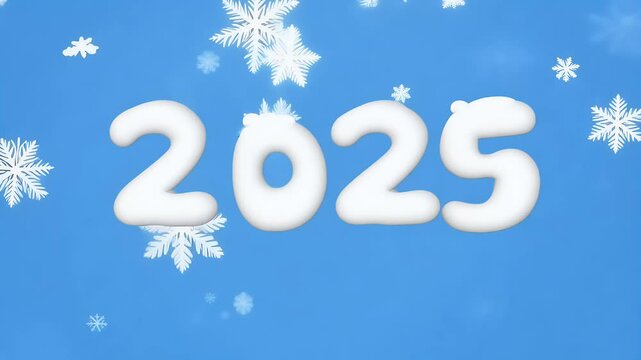 French Carte Bonne Ann&eacute;e 2025 featuring snow pine trees snowman clear blue sky capturing festive spirit holiday season new year happy fir card wishes christmas background ornament