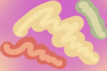 Abstract random sketch background simple design