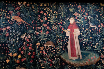 Hospices de Beaune, Burgundy, France, tapestry