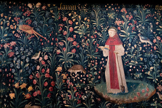 Hospices de Beaune, Burgundy, France, tapestry