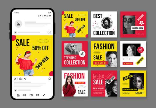 Mega Sale Social Media Post