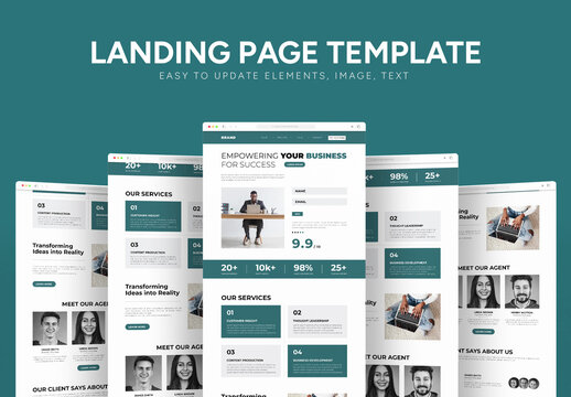 Company Landing Page