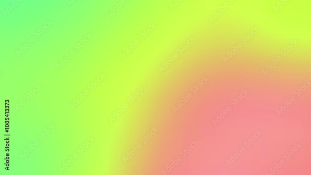 Wall mural gradient color transition in abstract motion background. vibrant abstract gradient animation with so
