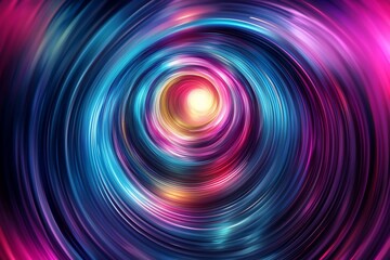 Obraz premium Vibrant Swirls of Color: A Surreal Abstract Journey