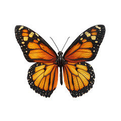 Obraz premium Capture stunning monarch butterfly in detailed flat lay photography