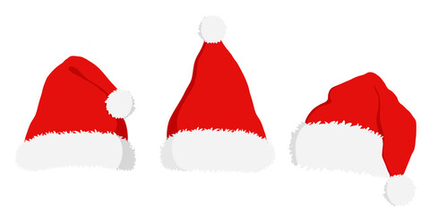 santa claus red hat Illustration 