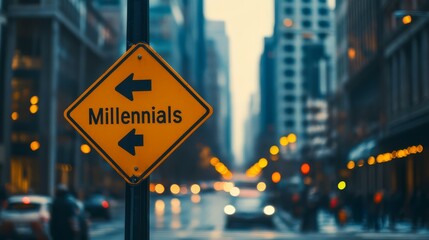 Millennials at a Crossroads: A Conceptual Image