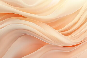 Soft Fluid Waves: An Exploration of Peach Tones and Textures