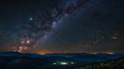 Mountain Range: Provides a grounded perspective.