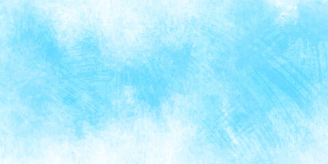 Blue watercolor abstract background, wallpaper, design element. Colorful hand painted texture, wash. Abstract winter frozen, ice backdrop. 