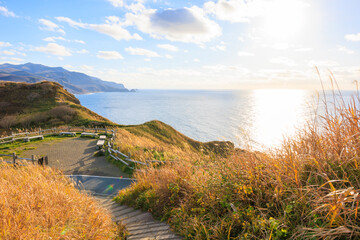 秋風が運ぶ神威岬【北海道】