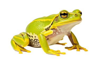 frog on white background