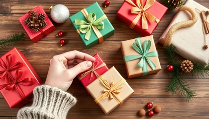Fototapeta premium クリスマスプレゼント/ギフト