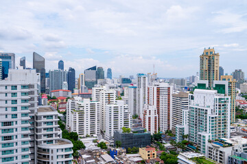 Obraz premium The sky before sunrise at Bangkok.