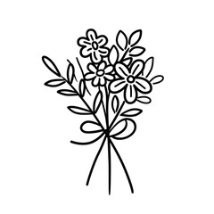 Flower Bouquet PNG Meadow Flower Transparent PNG