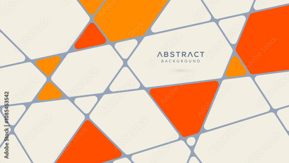 Wall mural geometric abstract background with colorful polygon shapes