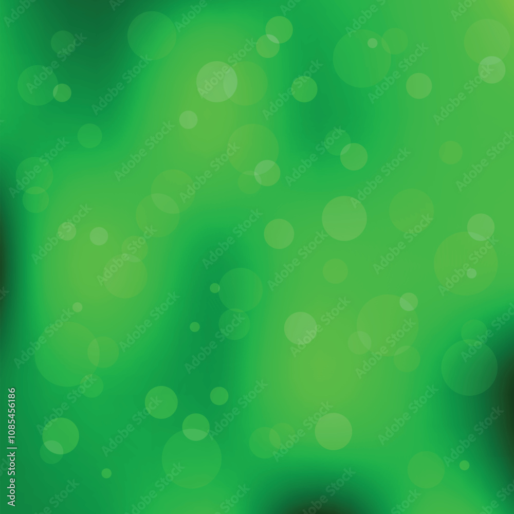 Leinwandbilder white bokeh lights on green background. bokeh lights. glowing bokeh abstract background. christmas l
