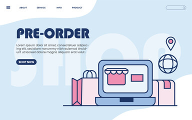 Pre-Order Landing page