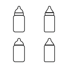 Baby bottle icon