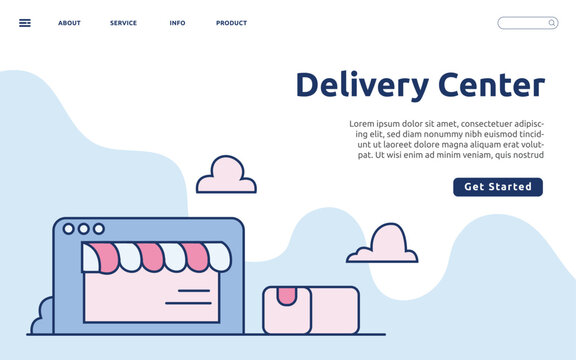 Delivery Center Landing Page
