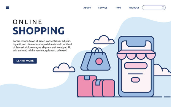 Online Shopping Landing Page