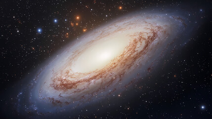 Obraz premium Infinite galaxy. Infinite. Illustration