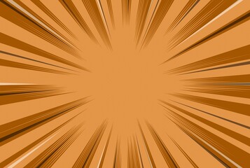 Fototapeta premium Comic background, orange pop art animation 