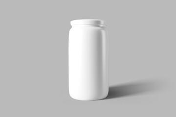 Plastic Jar Mockup