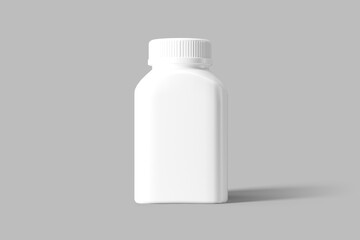 Plastic Pill Bottle Mockup