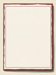Vintage paper border with space for your message.