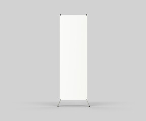 X Stand Banner Mockup