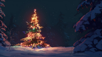 christmas tree background