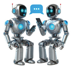 Fototapeta premium Two Robot vector
